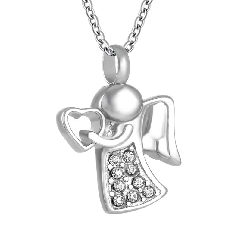 Angel Wing Pet Ashes Jewelry Kit | Guardian Spirit Memorial | Lovenary