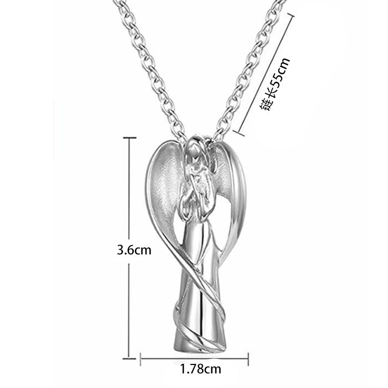 Angel Wing Pet Ashes Jewelry Kit | Guardian Spirit Memorial | Lovenary