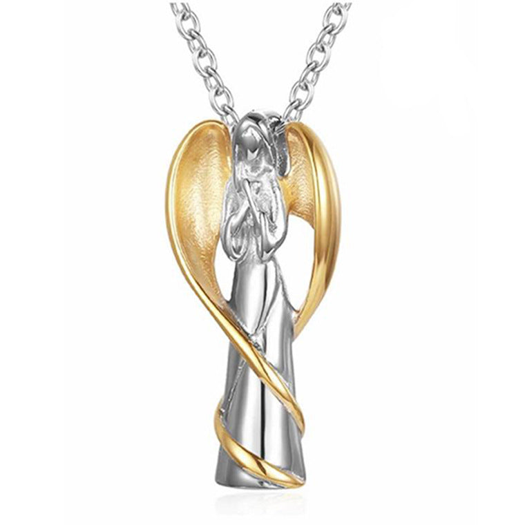 Angel Wing Pet Ashes Jewelry Kit | Guardian Spirit Memorial | Lovenary