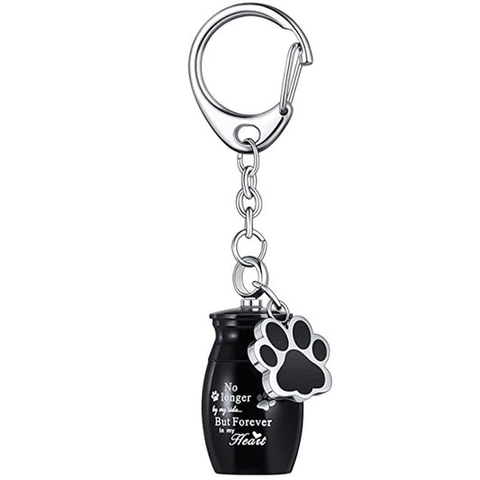 Paw Print Keepsake Keychain A Portable Memorial for Your Beloved Pet