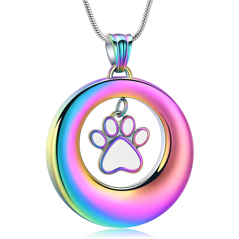 Loyal Paw Print Pet Ashes Jewelry Kit