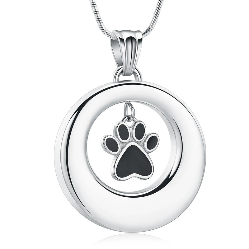 Loyal Paw Print Pet Ashes Jewelry Kit