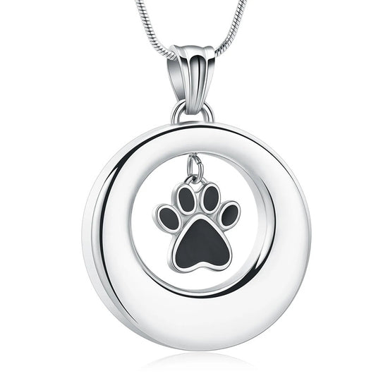 Loyal Paw Print Pet Ashes Jewelry Kit