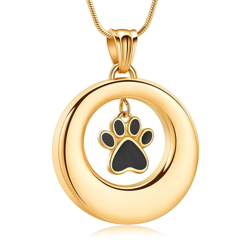 Loyal Paw Print Pet Ashes Jewelry Kit