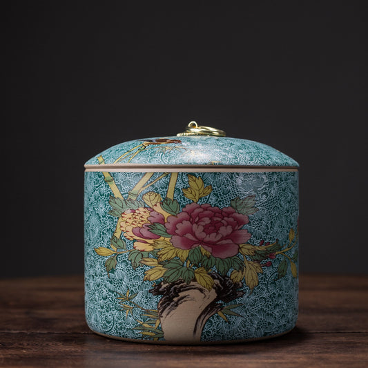 The Artisan Vessel | Hand-Painted Ceramic Urn for Pets | Unique Memorial