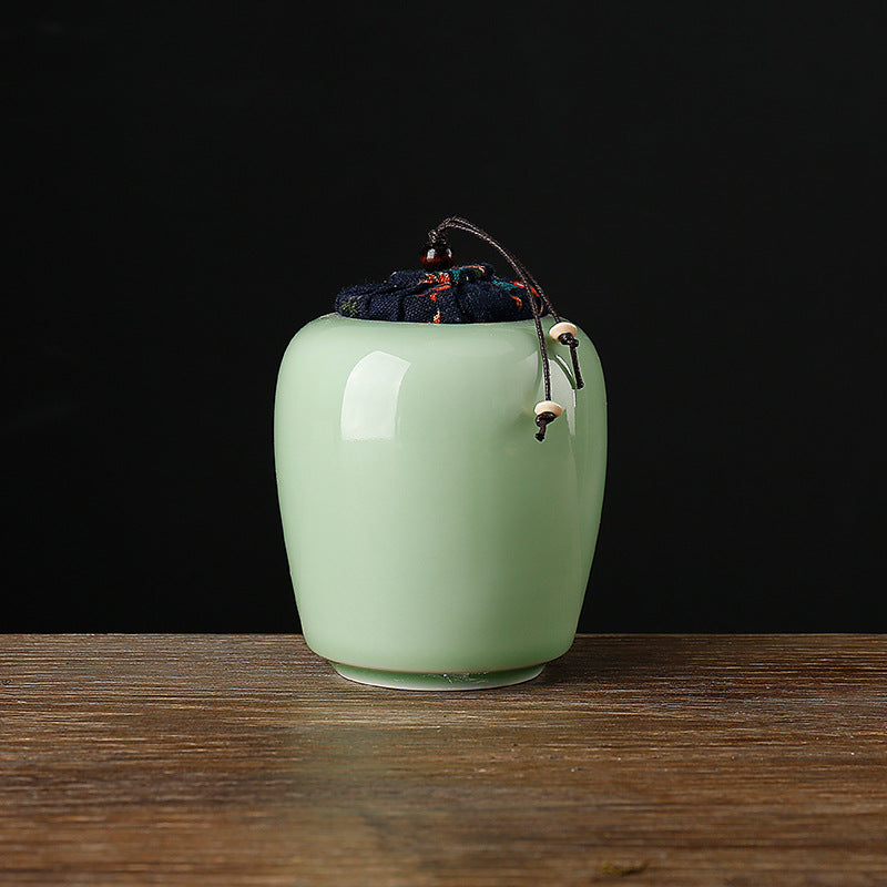 The Autumn Leaf  Rustic Ceramic Urn for Pets  Earthy Memorial