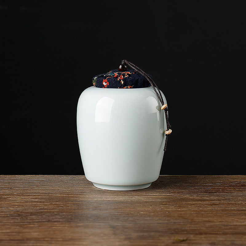 The Autumn Leaf  Rustic Ceramic Urn for Pets  Earthy Memorial