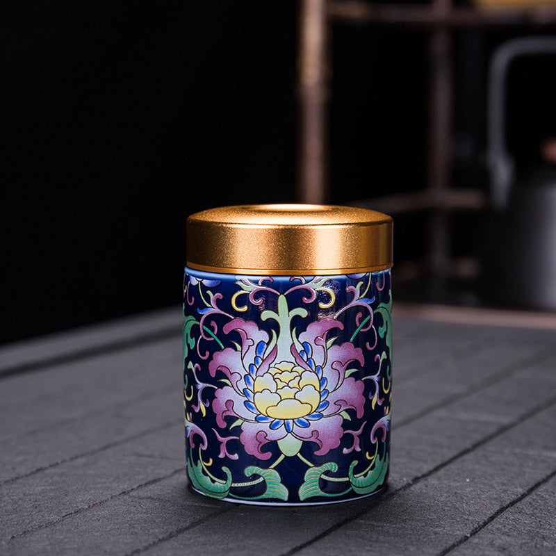 The Blossom Vessel  Floral Hand-Painted Ceramic Pet Urn  Lovenary