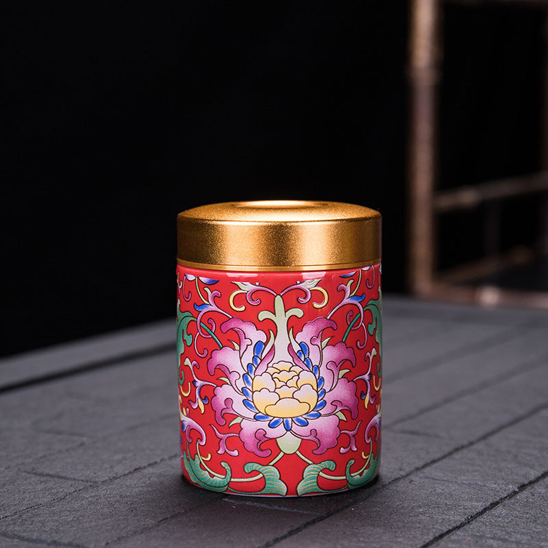 The Blossom Vessel  Floral Hand-Painted Ceramic Pet Urn  Lovenary