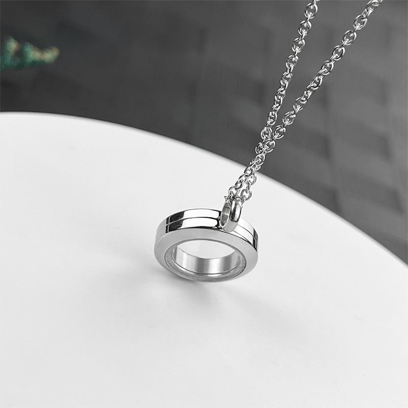 The Eternal Circle | Circle Pet Hair Keepsake Necklace | Continuous Love | Lovenary