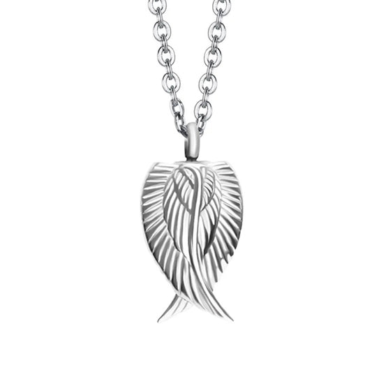 The Guardian's Wings  Winged Pet Memorial Necklace  Symbol of Protection  Lovenary