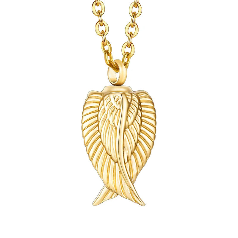The Guardian's Wings  Winged Pet Memorial Necklace  Symbol of Protection  Lovenary