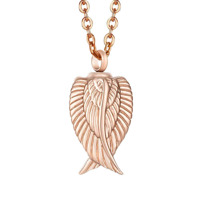 The Guardian's Wings  Winged Pet Memorial Necklace  Symbol of Protection  Lovenary