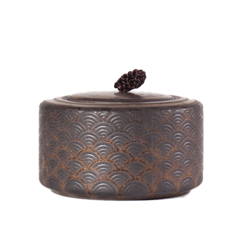 The Koi Pond  Japanese-Inspired Ceramic Urn for Pets  Symbol of Peace
