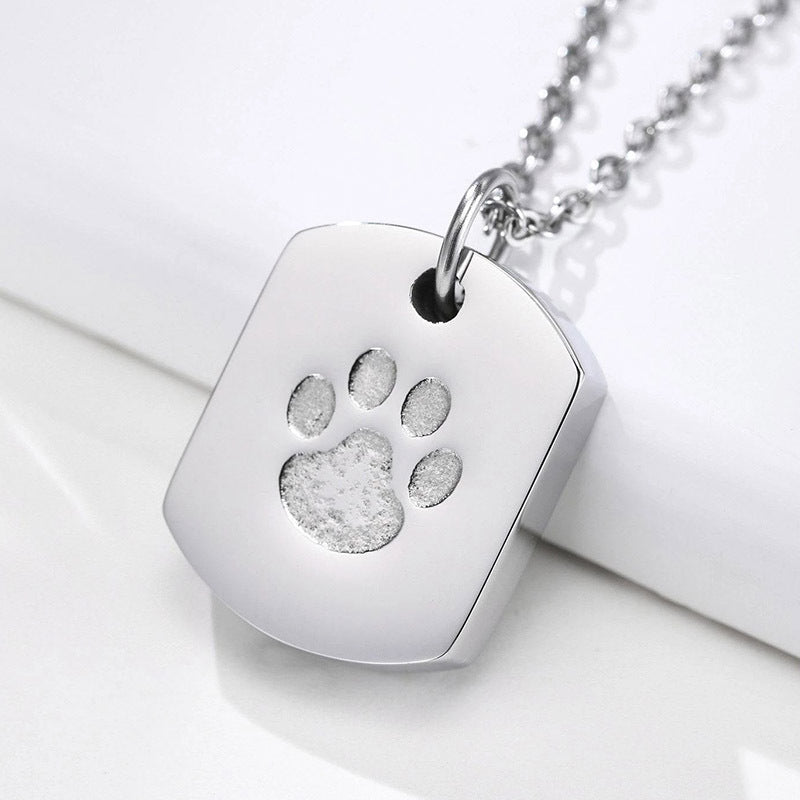 The Paw Print Guardian  Paw Print Pet Ashes Jewelry  Self Fill Kit  Lovenary
