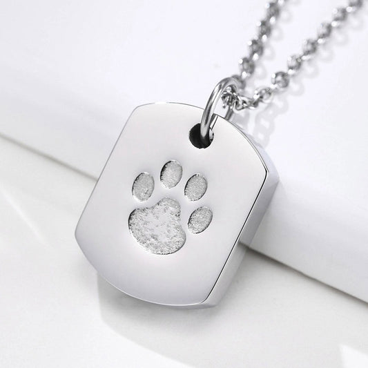 The Paw Print Guardian  Paw Print Pet Ashes Jewelry  Self Fill Kit  Lovenary