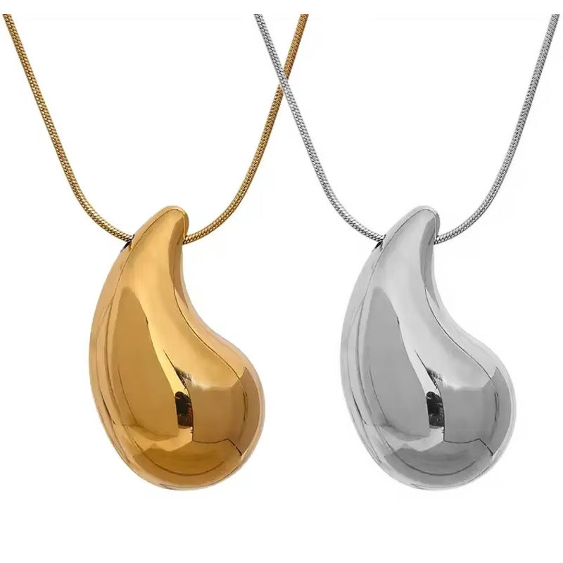 The Teardrop of Remembrance  Teardrop Pet Memorial Necklace  Simple Elegance