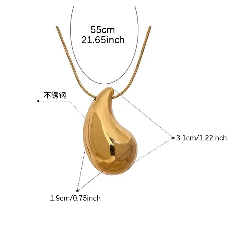 The Teardrop of Remembrance  Teardrop Pet Memorial Necklace  Simple Elegance