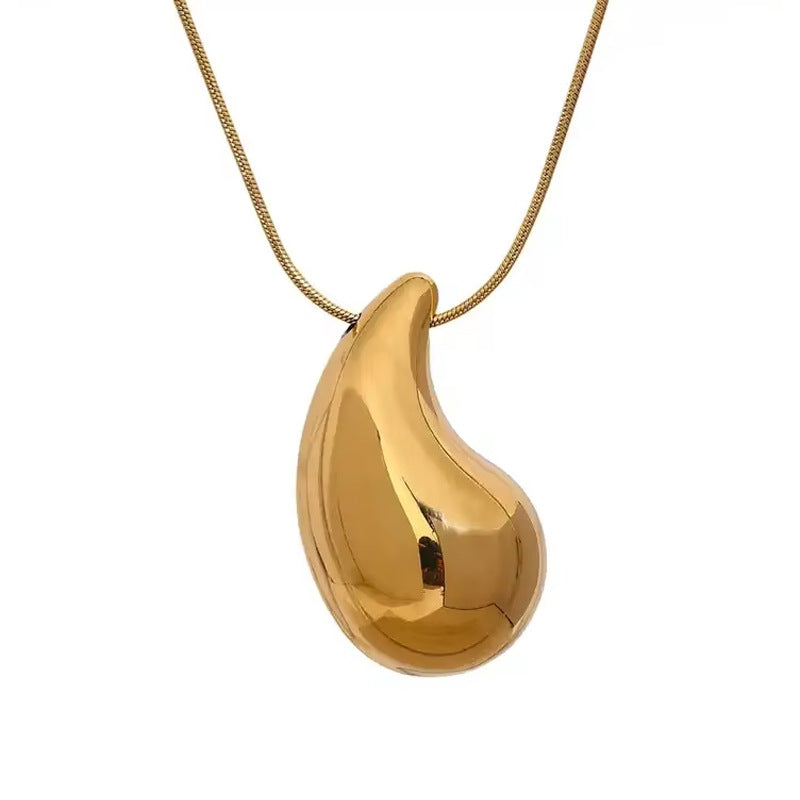 The Teardrop of Remembrance  Teardrop Pet Memorial Necklace  Simple Elegance