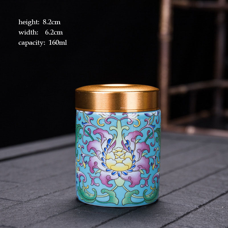 The Blossom Vessel  Floral Hand-Painted Ceramic Pet Urn  Lovenary