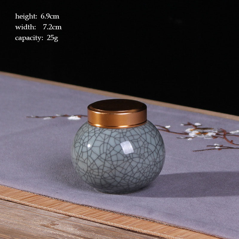 The Sunstone  Golden Glow Ceramic Urn  Symbol of Warmth & Happiness