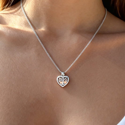 The Visible Heart | Open Heart Pet Ashes Necklace | Self Fill Keepsake | Lovenary