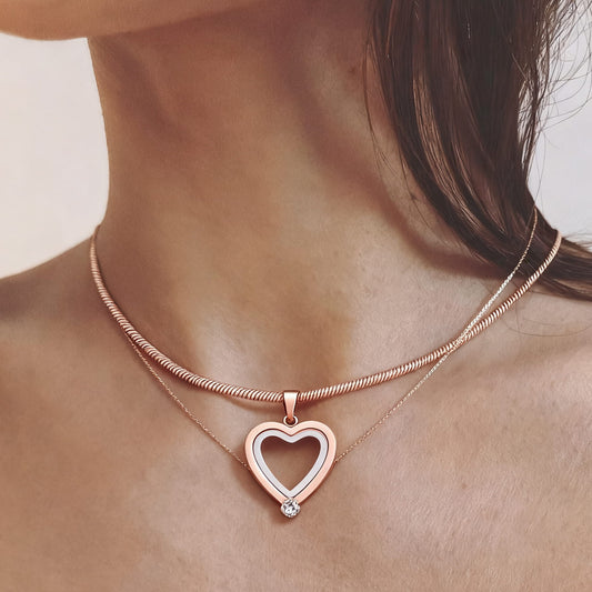 Lovenary Self-Fill Transparent Heart Pet Memorial Necklace Kit