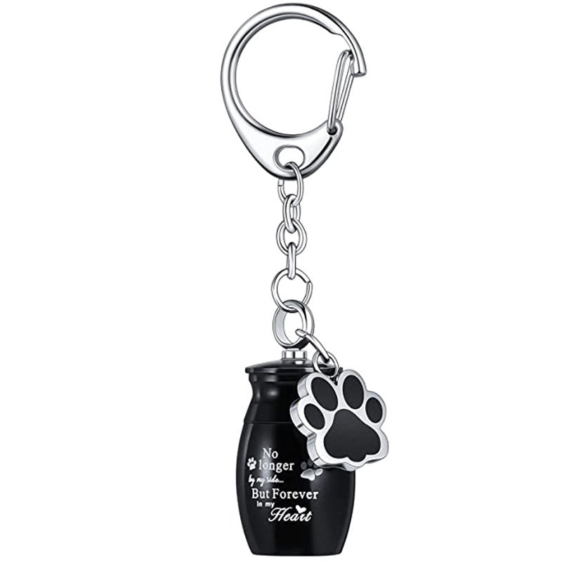 Paw Print Keepsake Keychain  A Portable Memorial for Your Beloved Pet