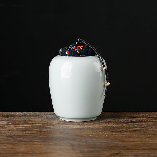 The Autumn Leaf  Rustic Ceramic Urn for Pets  Earthy Memorial