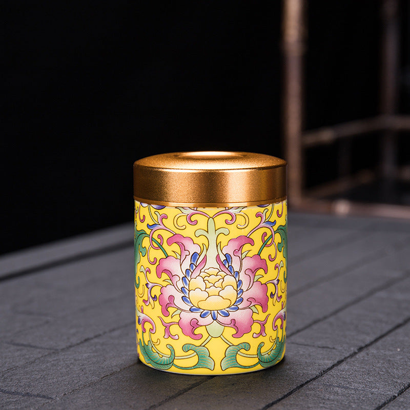 The Blossom Vessel  Floral Hand-Painted Ceramic Pet Urn  Lovenary