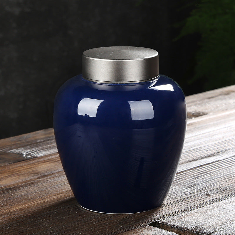 The Nordic Simplicity  Minimalist Ceramic Pet Urn  Modern Home Memorial