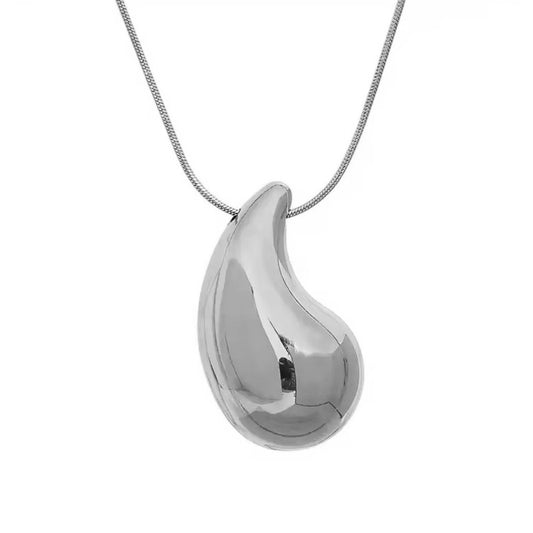 The Teardrop of Remembrance  Teardrop Pet Memorial Necklace  Simple Elegance