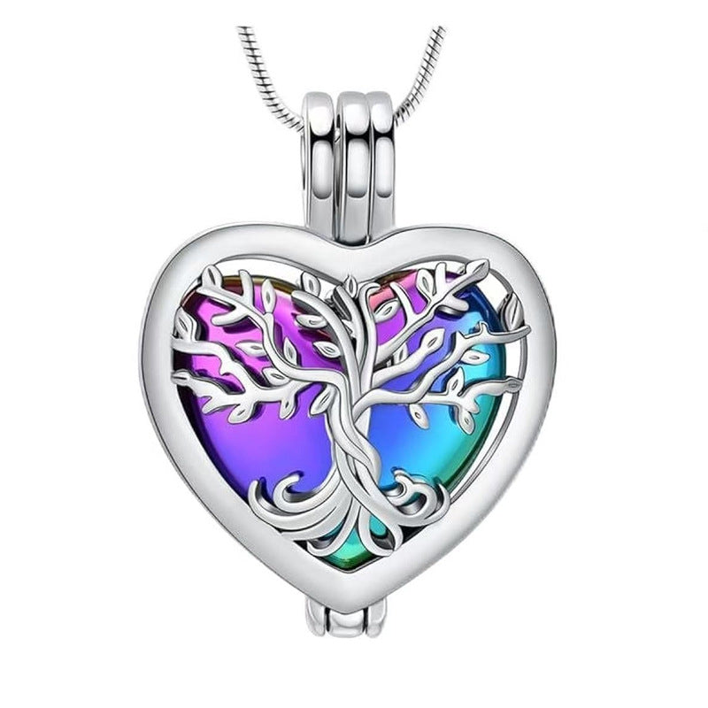The Visible Heart | Open Heart Pet Ashes Necklace | Self Fill Keepsake | Lovenary