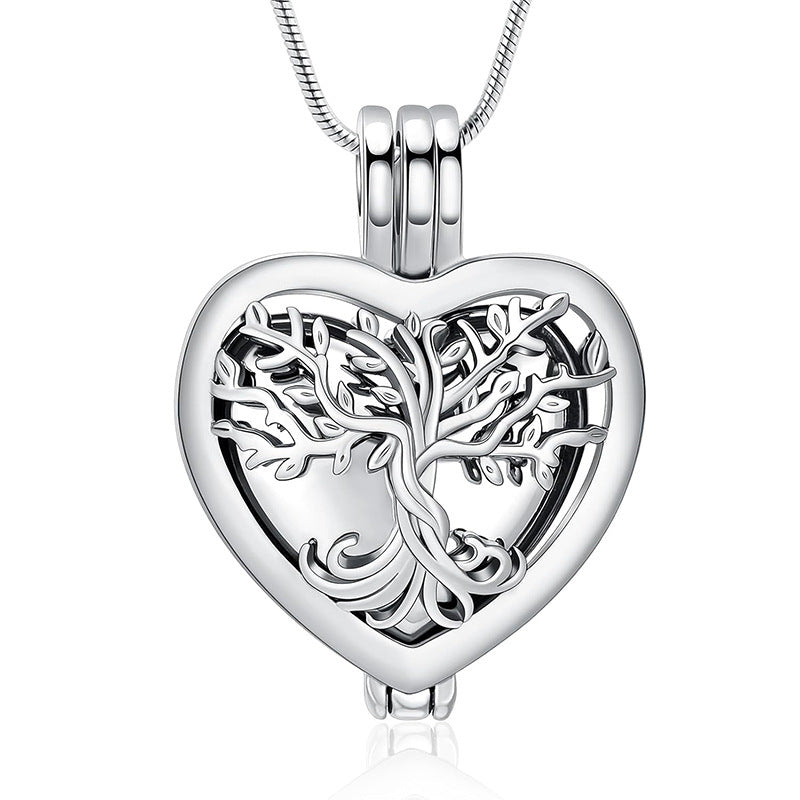 The Visible Heart | Open Heart Pet Ashes Necklace | Self Fill Keepsake | Lovenary