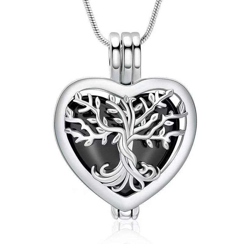The Visible Heart | Open Heart Pet Ashes Necklace | Self Fill Keepsake | Lovenary