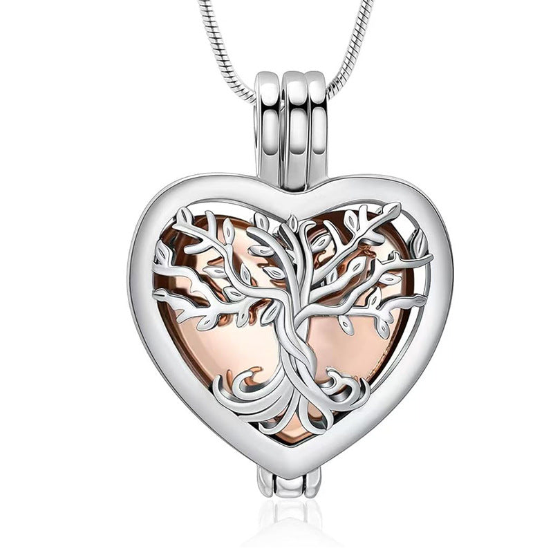The Visible Heart | Open Heart Pet Ashes Necklace | Self Fill Keepsake | Lovenary