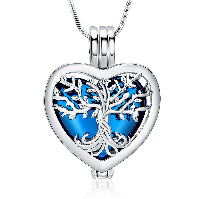 The Visible Heart | Open Heart Pet Ashes Necklace | Self Fill Keepsake | Lovenary