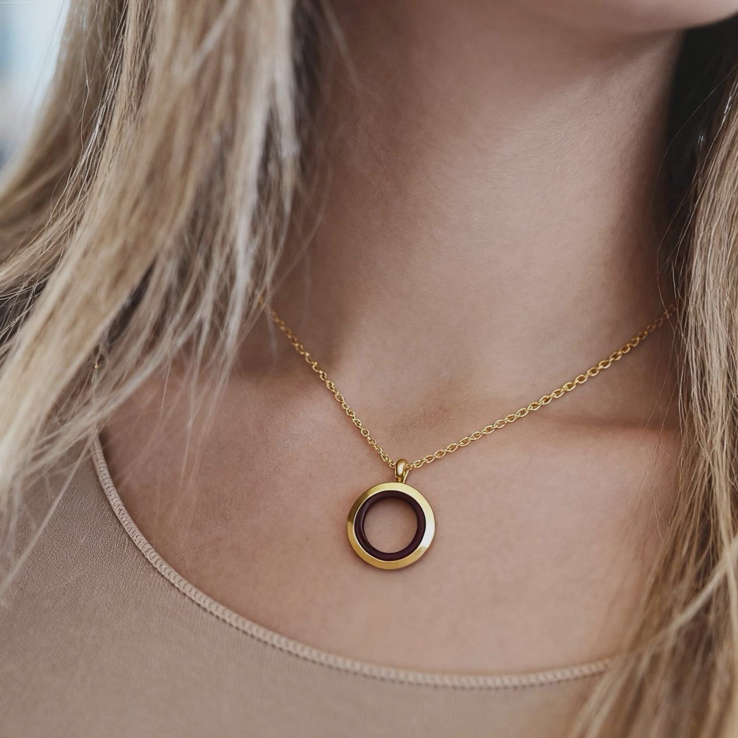 The Eternal Circle | Circle Pet Hair Keepsake Necklace | Continuous Love | Lovenary
